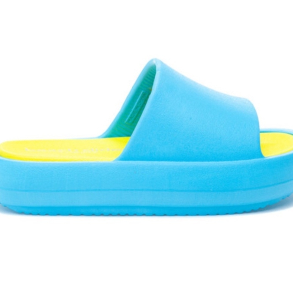 J SLIDES Yellow Turquoise - Picture 5 of 6